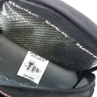 Vintage Tamrac Black Nylon Camera Long Lens Storage Case Bag Shoulder Strap 4
