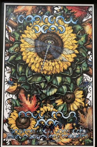 Vintage Grateful Dead Cancelled Fall Tour 1995 Signed Numbered Art Print