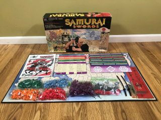 Vtg Milton Bradley Samurai Swords Rare Board Game Gamemaster Series