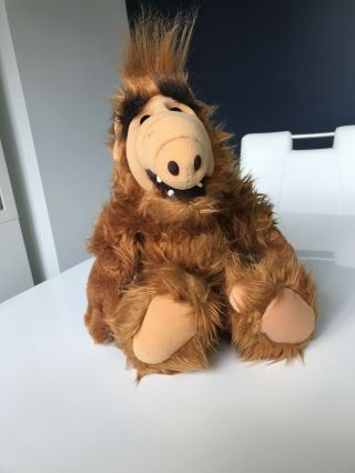 Vintage 1986 Alf 18 " Plush Doll From Coleco