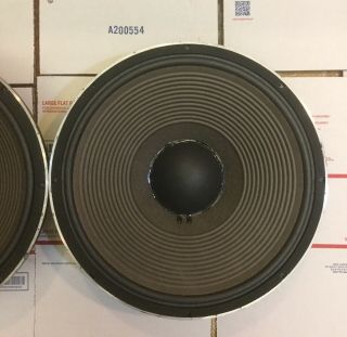 Set A 1 Pair JBL 2235H Speakers 8 ohm,  Re - Foamed,  Cones 3