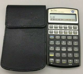 Vintage Hp 17bii,  Bii Plus Financial Calculator W/ Case & Batteries - A29