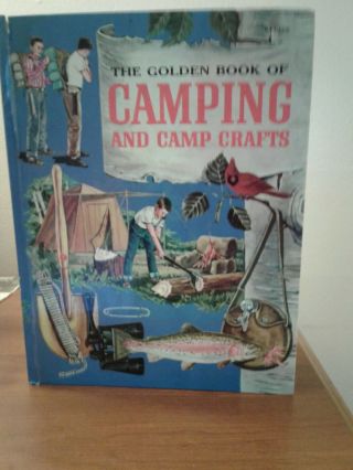 1959 The Golden Book Of Camping And Camp Crafts