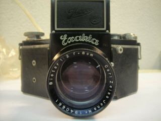 Thagree Exakta Camera w Biotar 1:2,  f/8cm Carl Zeiss Jana Lens 1940661 2