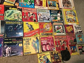 66 8mm SUPER8 16mm MOVIES IN BOXES CHAPLIN STOOGES MONSTER HORROR SPACE CARTOON 5