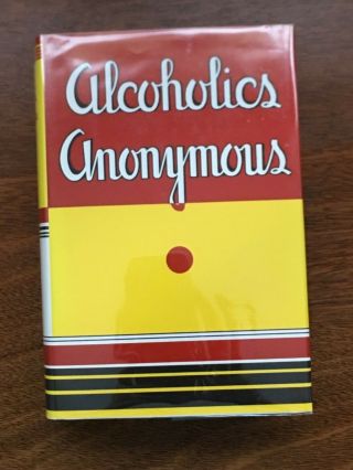 Alcoholics Anonymous Big Book,  1st Edition,  3rd Printing,  Facsimile Dj,  1942 Blue