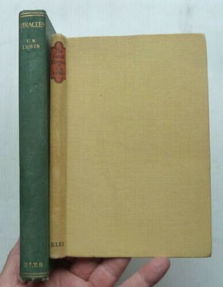 C,  S,  Lewis,  The Great Divorce,  1945 1st And Miracles1947 Reprint