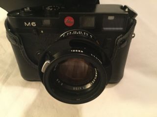 Camera Leica M6 Near Including Summilux Lens 1:1 4/50