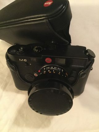 Camera Leica M6 near including summilux lens 1:1 4/50 3