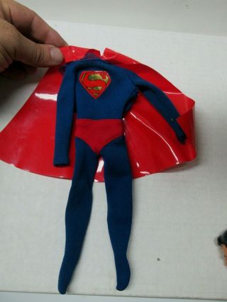 Vintage 1966 Ideal Captain Action Superman Suit With Torn Cape No Res