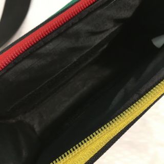 United Colors Of Benetton Camera Bag Vtg Black Adjustable Shoulder Strap Purse 8