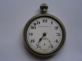 Vintage Gents Military Pocket Watch Mechanical Watch Spares Swiss Made