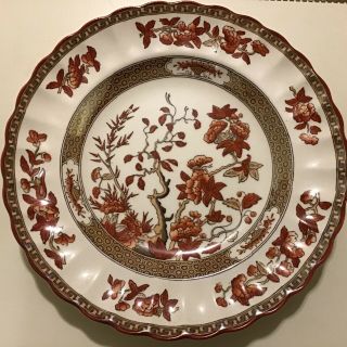 Spode China Vintage India Tree Rust/orange Salad Plate 7 3/4 "