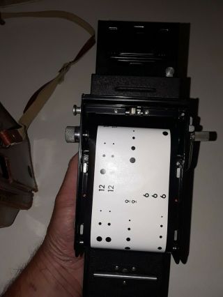 Minolta Autocord L TLR Camera Rokkor 75mm F/3.  5 w/ Case 7