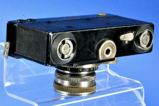 CONTAX 1 (a) Ver.  2 35mm Rangefinder Camera w 5cm f/2 Zeiss SONNAR Lens & Spool NR 5