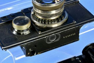CONTAX 1 (a) Ver.  2 35mm Rangefinder Camera w 5cm f/2 Zeiss SONNAR Lens & Spool NR 7