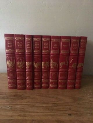 Easton Press Little House On The Prairie In 9 Volumes By Laura Ingalls Wilder