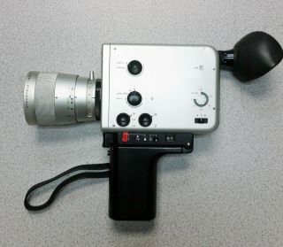 Braun Nizo 801 macro film cine MOVIE camera 8 mm VARIOGON Leather Case 2