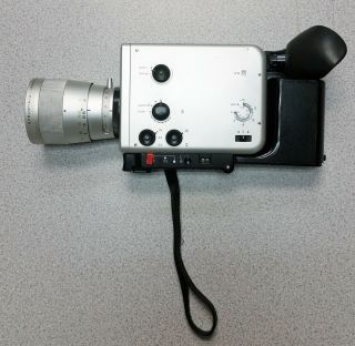 Braun Nizo 801 macro film cine MOVIE camera 8 mm VARIOGON Leather Case 4