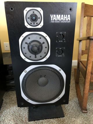Legendary Yamaha NS - 1000 Monitor NS - 1000M Speakers Matched Pair - 8