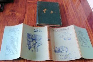 A.  A.  Milne.  Winnie The Pooh.  1st Edition,  1st Printing.  1926.  With Dustcover