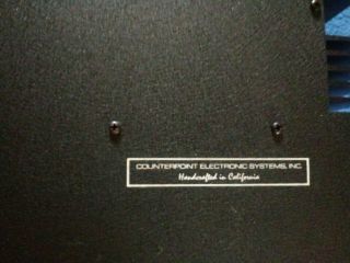 Counterpoint SA - 20 Stereo Power Amplifier - Hybrid Tube Mosfet - Audiophile 6