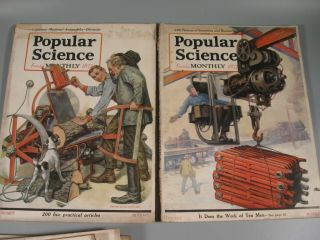 7 Vintage Popular Science Magazines 1921 2