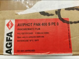 Agfa Photographic Film Black And White Aviphot Pan400s Pe0