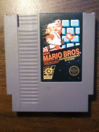 Mario Bros.  Nintendo Nes Game Vintage Cartridge