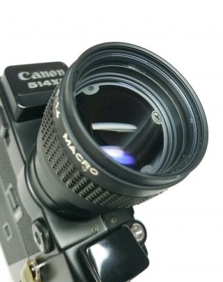 N.  Canon 514XL 8 8mm Movie Camera C8 Zoom Lens • FILM • 4