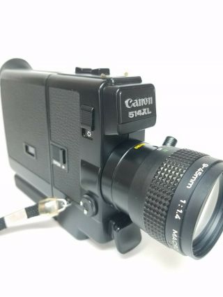 N.  Canon 514XL 8 8mm Movie Camera C8 Zoom Lens • FILM • 5
