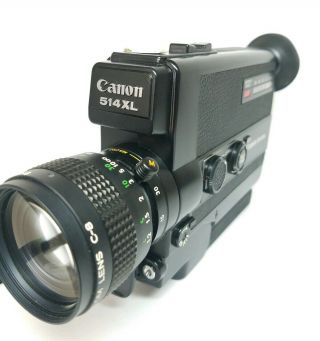 N.  Canon 514XL 8 8mm Movie Camera C8 Zoom Lens • FILM • 6