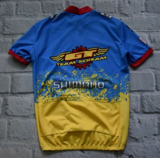 Vintage 90s De Marchi GT Bicycles Cycling Jersey shimano Italy size XL 2