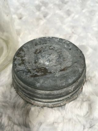 1923 - 1933 Ball Perfect Mason Vintage Canning Jar Metal Lid Screw On Double Seam 4
