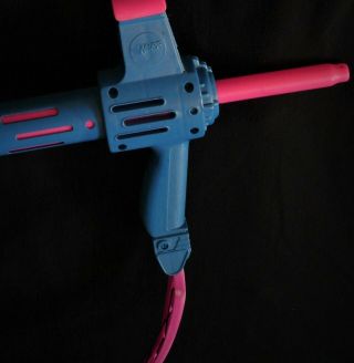 vintage Nerf 1991 blue pink yellow bow n arrow Parker Bros rare 7