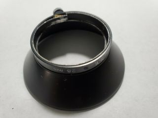 1930 ' s Ernst Leitz Wetzlar Cone Lens Shade Plus Another Accessory 5