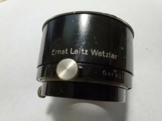 1930 ' s Ernst Leitz Wetzlar Cone Lens Shade Plus Another Accessory 8