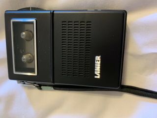 Vintage Lanier Ms - 105 Handheld Microcasette Recorder W/ Mc Head Cleaner -