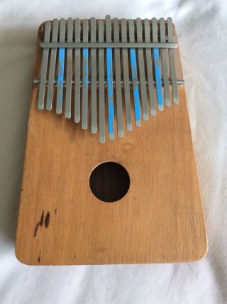 Vintage Hugh Tracey Kalimba 17 Note Wood African Musical Instrument Thumb Piano