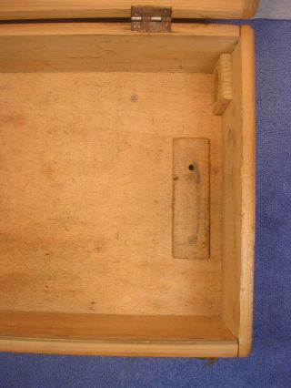 Vintage Unimat DB/SL Mini Lathe - Orig Wood Storage Box w/ Orig Label & Finish 6