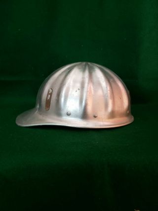 Vintage Aluminum Hard Hat,  Helmet Superlite,  Fibre - Metal Chester,  Pa Lite.