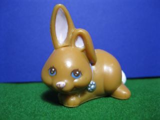 Vtg Littlest Pet Shop 1990s Kenner Brown Bunny Rabbit Mom Hop Hide Go Perky Cafe