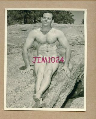 Vintage 1950s Western Photography Guild Gay Male Mens Physique Risque Art Photo