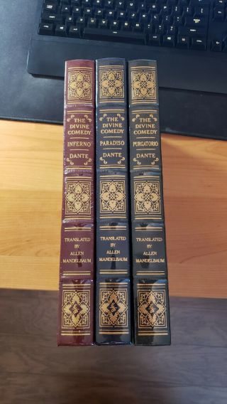 Dante ' s Inferno and Killer Angles Books by Easton Press 2
