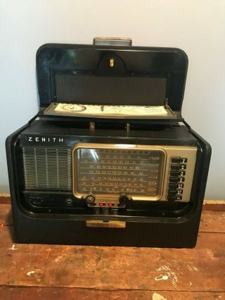 Vintage Zenith Transoceanic Wave Magnet Radio Multiband A6440 Chassis A600