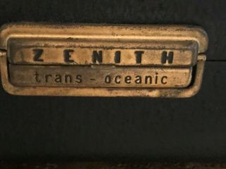 Vintage ZENITH TRANSOCEANIC WAVE MAGNET RADIO Multiband A6440 Chassis A600 3