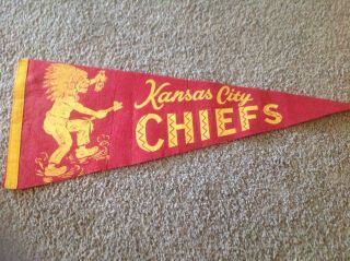 Vintage Kansas City Chiefs Pennant