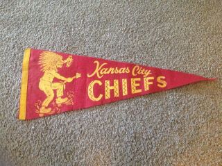 Vintage Kansas City Chiefs Pennant 3