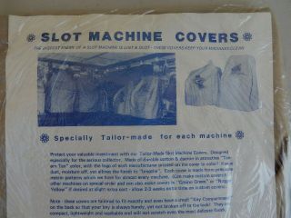 Vintage O.  D.  Jennings & Co.  Slot Machine Cover OLD STOCK 4