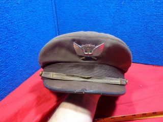 Vintage United Airlines Hat & Badge Pin